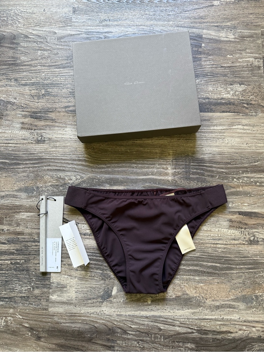 NWT - Rick Owens TECUATL Bikini Bottom